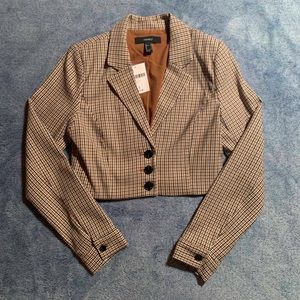Checkered Career Blazer